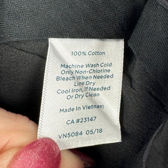 RSVP by Talbots Petite Black Pattern Dress Pants Women's 8P - Picture 7 of 7